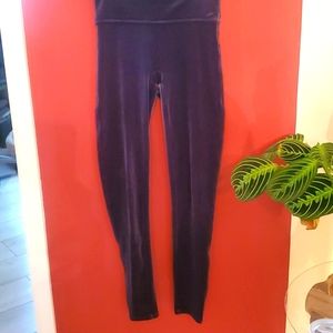 Spanx velvet leggings
